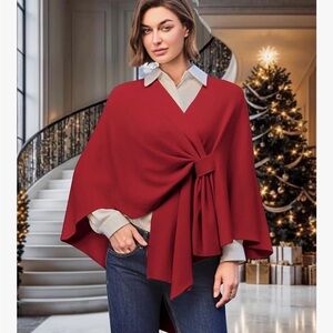 Puli Red Women's Cape